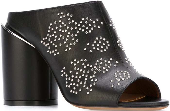 Givenchy Ramia Studded Leather Mules