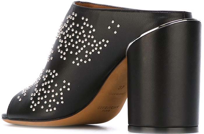 Givenchy Ramia Studded Leather Mules