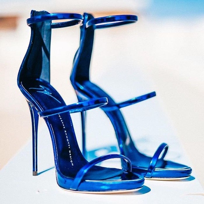 Giuseppe Zanotti Harmony Sandals in Electric Blue