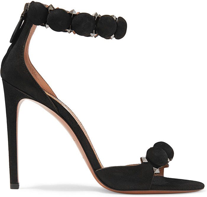Alaia Studded suede heels