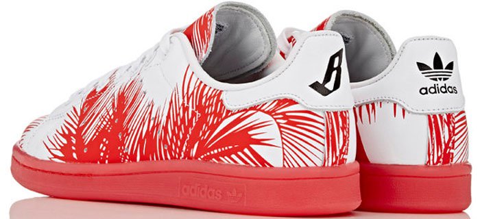 Adidas Stan Smith Palm Tree Red 1