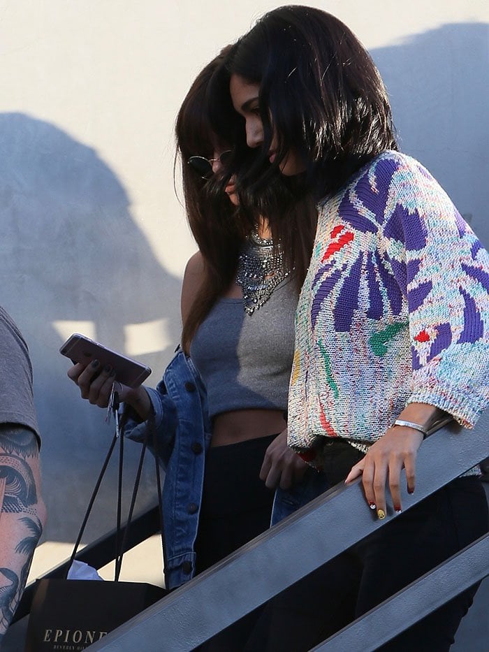 Lea Michele and Selena Gomez leave Nine Zero One salon in Beverly Hills, California Featuring: Selena Gomez Where: Los Angeles, California, United States When: 13 Jul 2016 Credit: Michael Wright/WENN.com