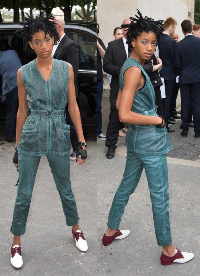 Willow smith chanel couture fashion show 2016 2
