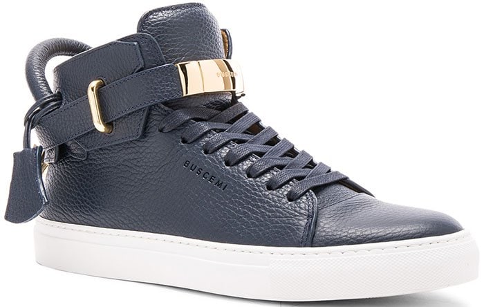 Buscemi 100MM High Top Sneakers Blue