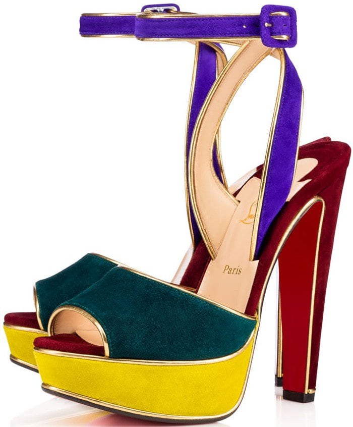 Christian Louboutin Louloudance mix of seasonal suedes