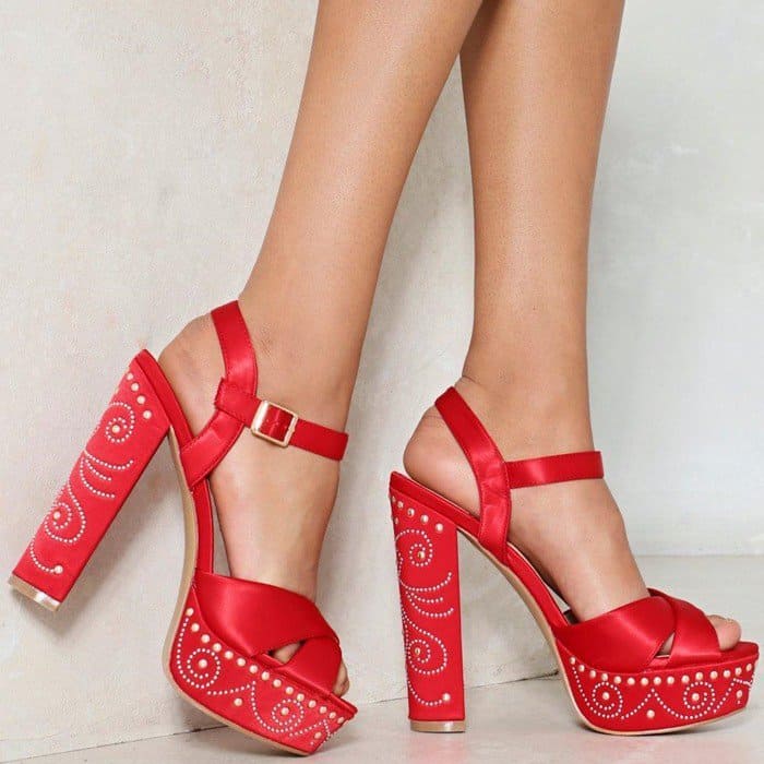 All that Glistens Studded Heel