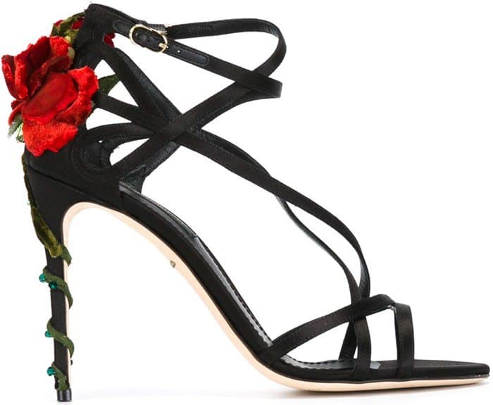dolce-gabbana-embellished-black-satin-sandals