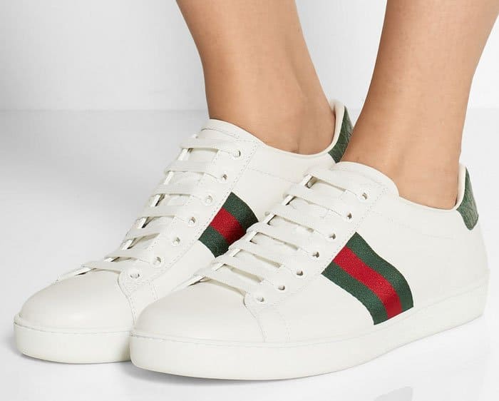 Embroidered Gucci 'Ace' Sneakers