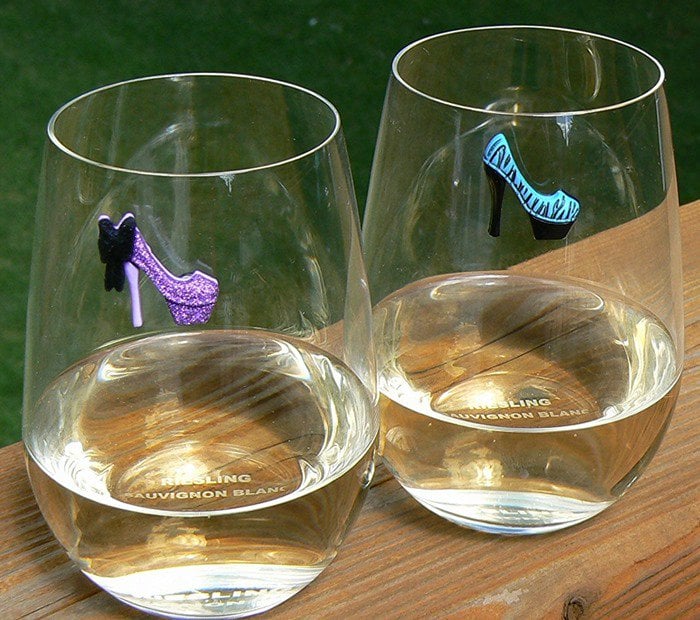 High Heels Wine Glass Charms & Magnetic Drink Markers