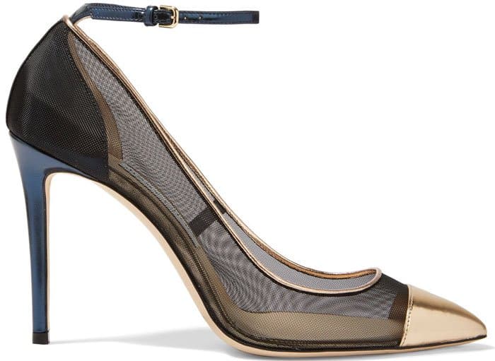 Jimmy Choo Tower Ankle Strap Pumps