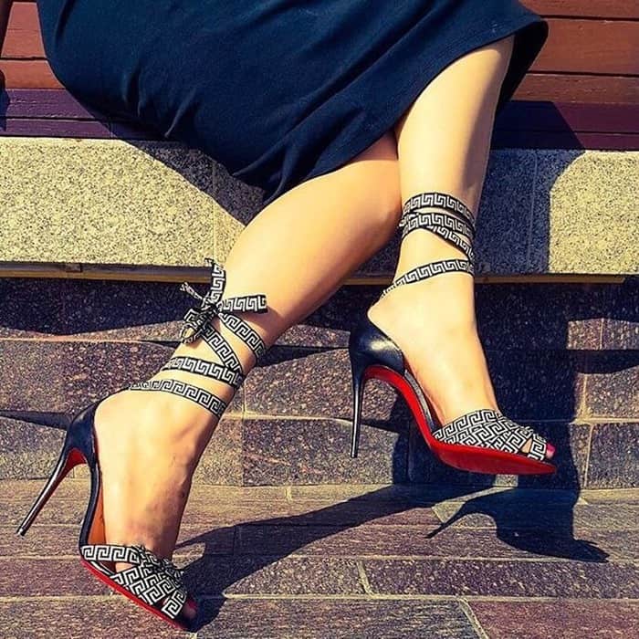 Christian Louboutin's 'Christeriva' stiletto sandals