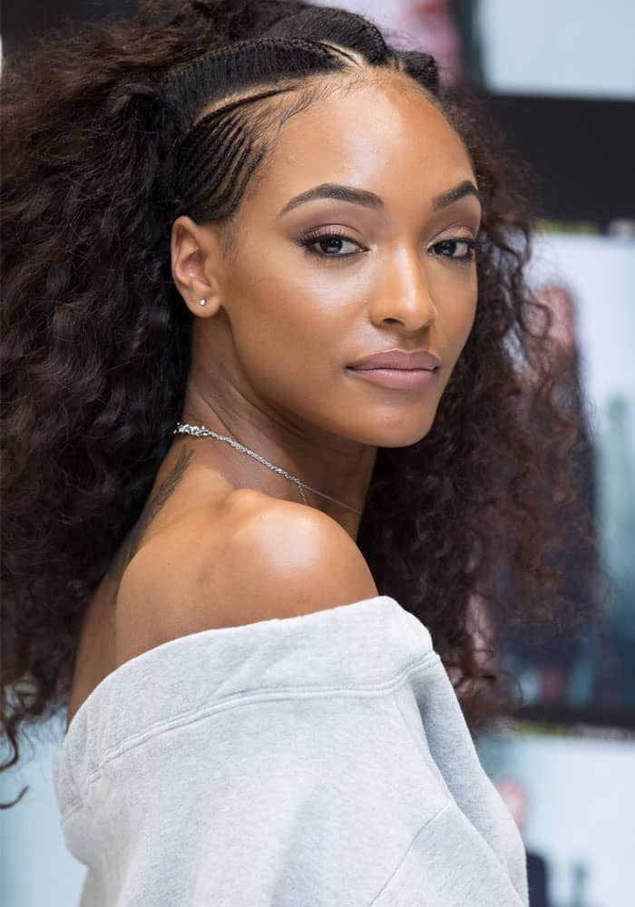 Jourdan Dunn celebrates the launch of the Lon Dunn + MISSGUIDED Collection at Missguided’s Westfield Store in London on March 11, 2017