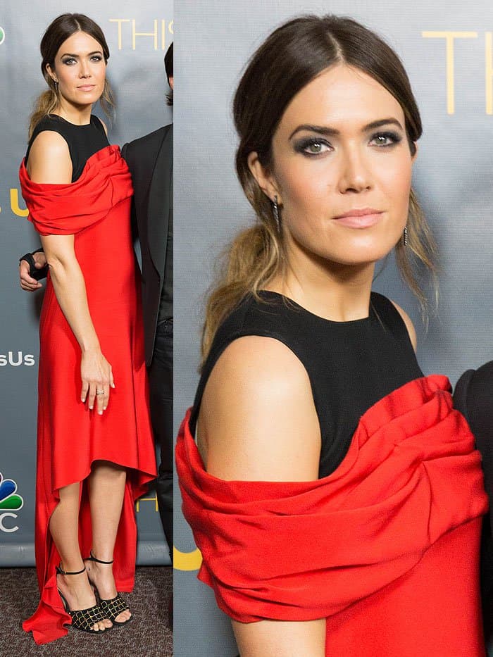 Mandy Moore at the screening of the "This Is Us" finale held at the DGA Theatre in Los Angeles, California, on March 14, 2017.