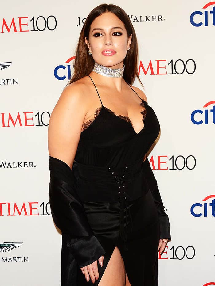 Ashley Graham at the 2017 Time 100 Gala held at the Lincoln Center in New York City on April 25, 2017