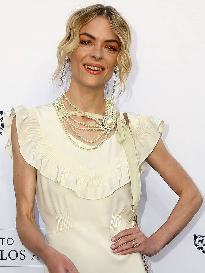 Jaime King attending the Humane Society of The United States' Annual To The Rescue! Los Angeles Benefit in Hollywood, California, on April 22, 2017.