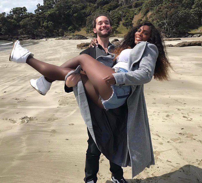 Serena Williams Instagram Photo With Fiance Alexis Ohanian 
