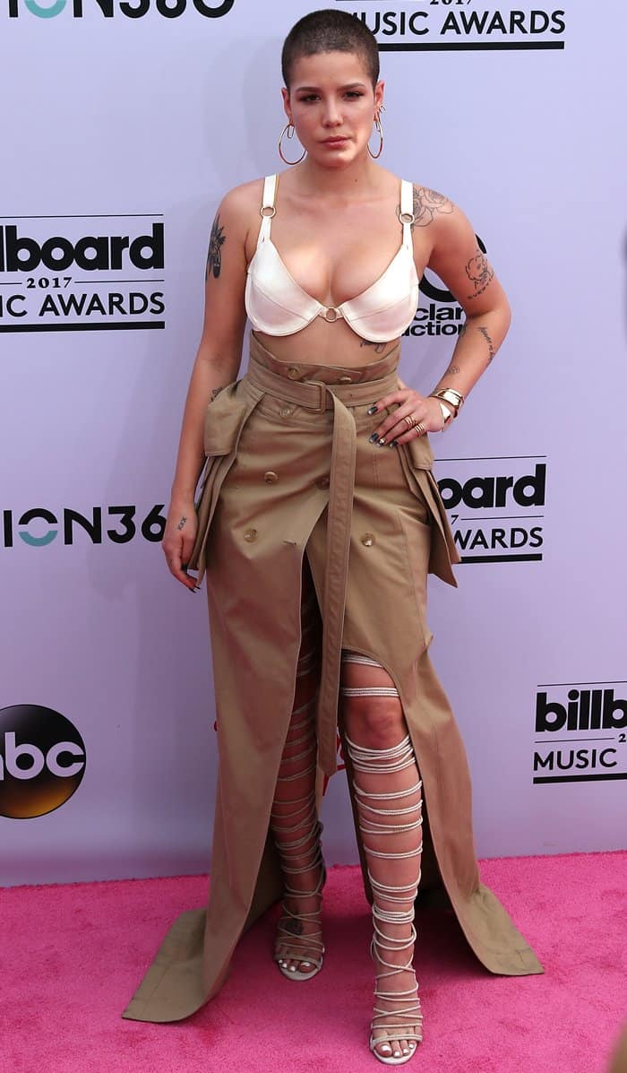 Halsey at the 2017 Billboard Music Awards held at the T-Mobile Arena in Las Vegas on May 21, 2017