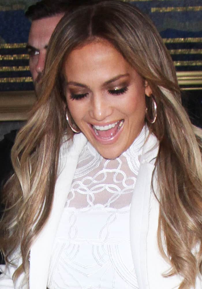 J.Lo at the 30 ROCK NBC Studios in New York on May 8, 2017