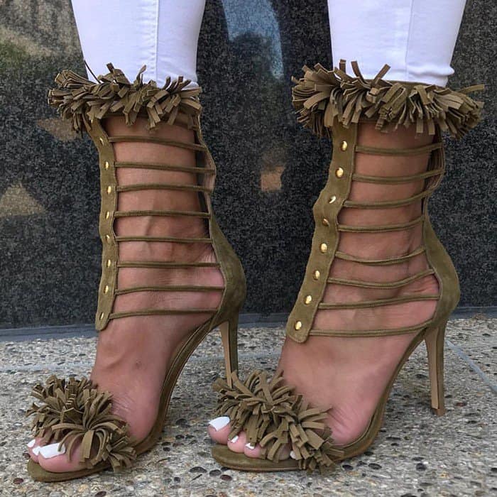 Chic 'Venice' Sandals With Gold Ornaments
