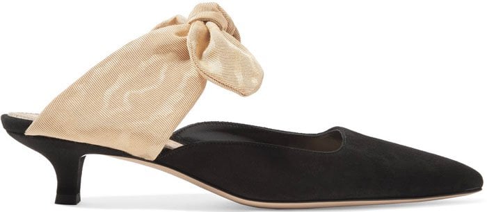 The Row Coco suede mules