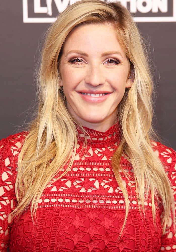 Ellie Goulding at the Global Citizen Festival at Barclaycard Arena, Hamburg in Germany on July 7, 2017