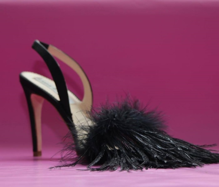 Lena Erziak feather shoes