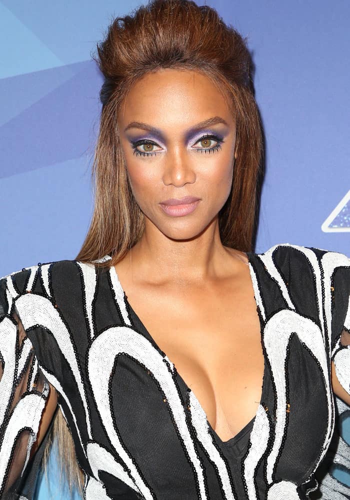 Tyra Banks at the "America’s Got Talent" season 12 quarter final live show in Los Angeles on August 22, 2017