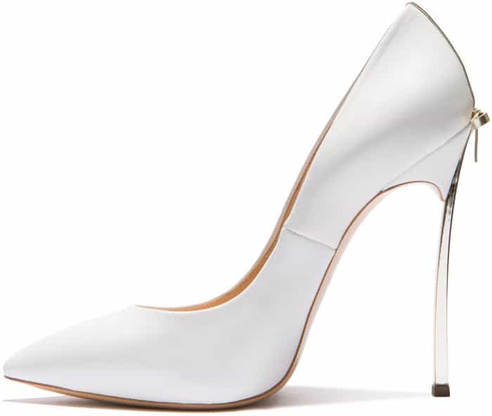 Casadei “Blade” pumps with bow detail