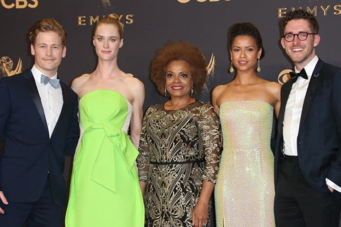 "Black Mirror" cast at the 69th Emmy Awards press room
