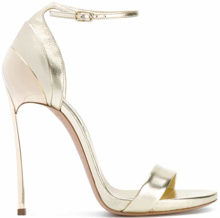 Casadei layered ankle strap sandals