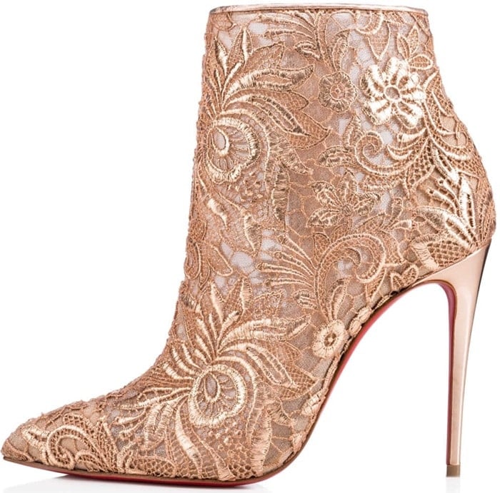 Christian Louboutin Gipsy in Romantic Nu Guipure Lace
