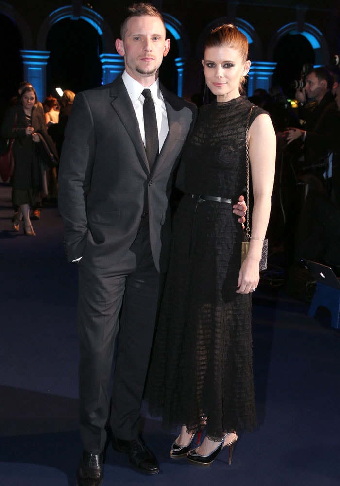 Kate supports her husband Jamie Bell, who is nominated for best actor