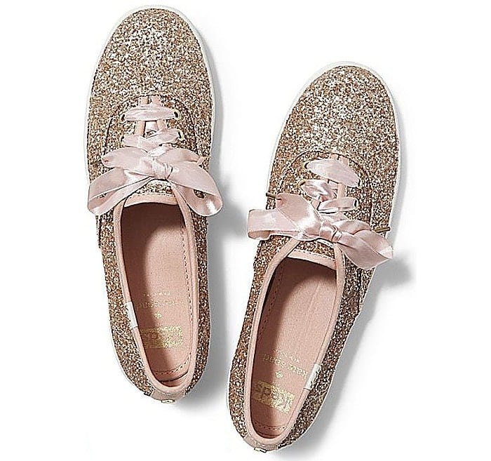 Keds for Kate Spade New York 'Champion Glitter' Sneakers in Rose Gold