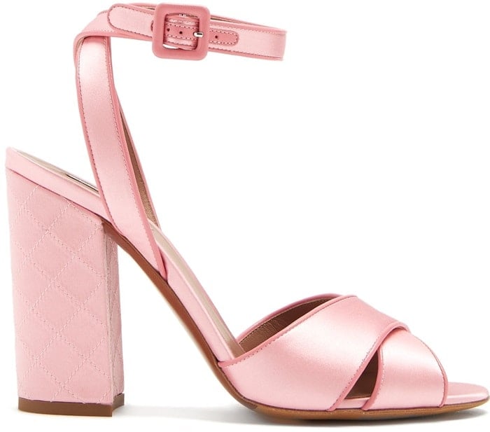 Tabitha Simmons 'Connie' quilted crossover strap sandals