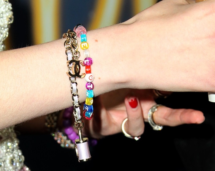 Bella Thorne's bracelets and jewelry