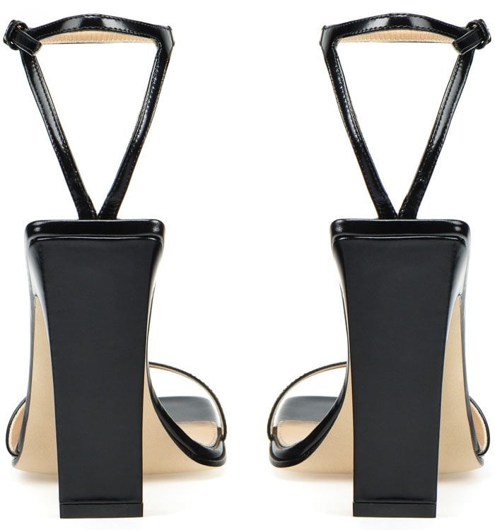Sergio Rossi 'SR1' sandals in Black Leather