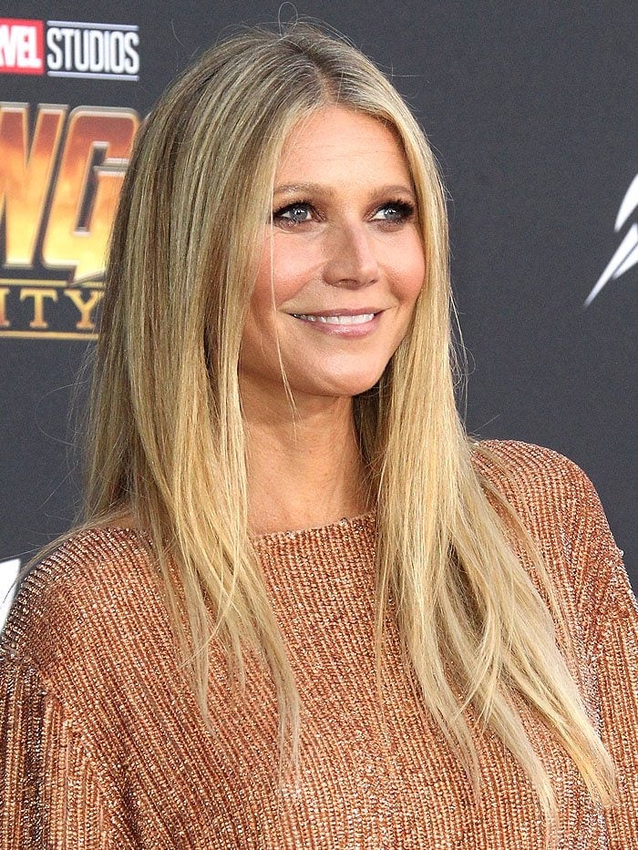 Gwyneth Paltrow at the "Avengers: Infinity War" premiere.
