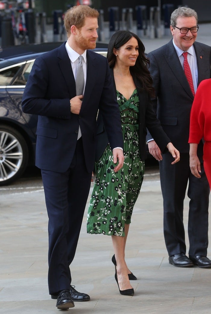 Meghan Markle and Prince Harry attending an Invictus Games reception in London