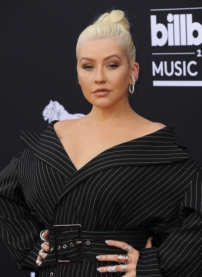 Christina Aguilera at the 2018 Billboard Music Awards held at the MGM Grand Garden Arena in Las Vegas on May 20, 2018