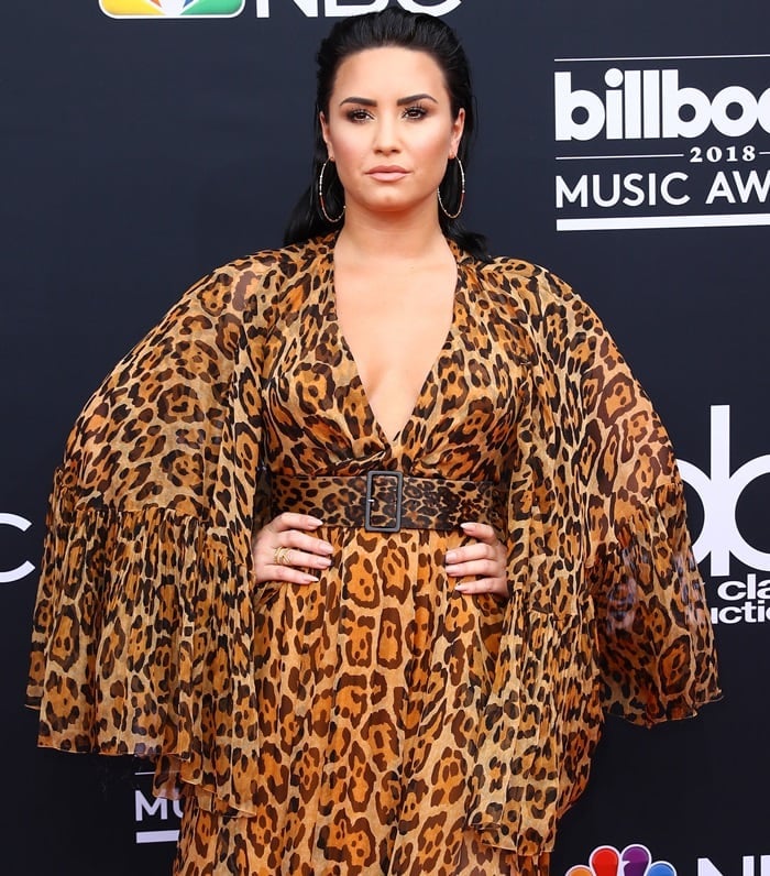 Demi Lovato at the 2018 Billboard Music Awards held at the MGM Grand Garden Arena in Las Vegas on May 20, 2018