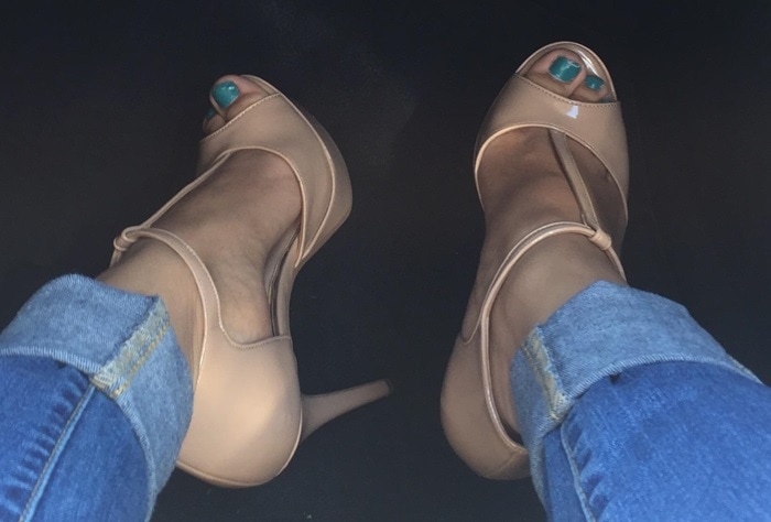 Jessica Simpson Bansi Open Toe High Heels