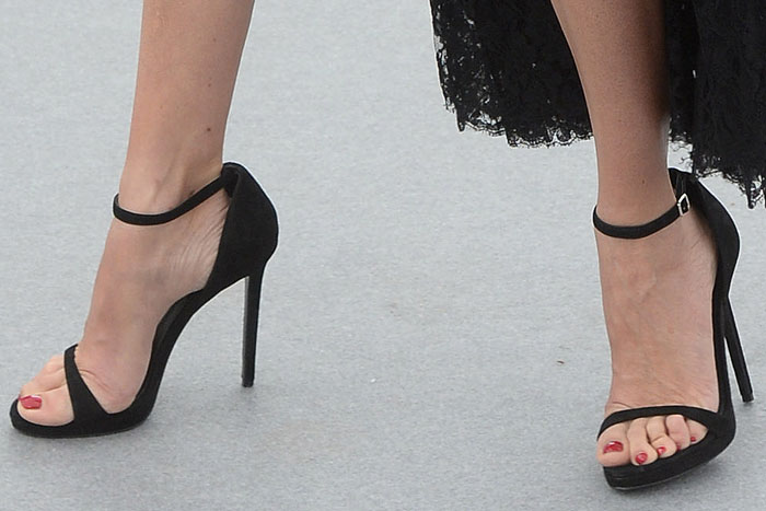versace ankle strap heels