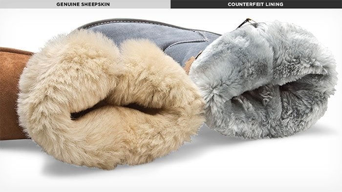 Does ugg use real fur sale