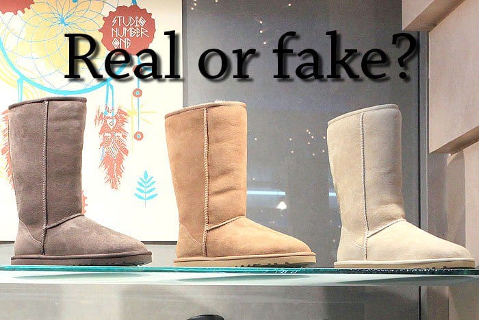 Wie man gefÃ¤lschte UGGs erkennt