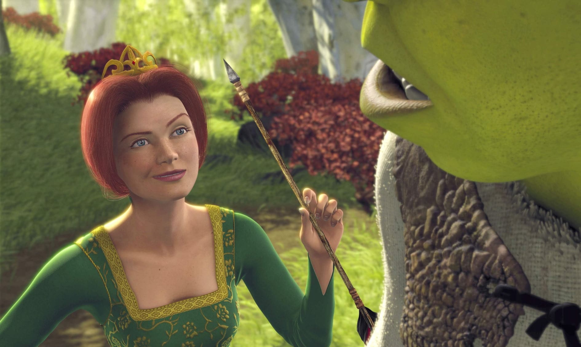 Cameron Diaz voices Princess Fiona in Shrek