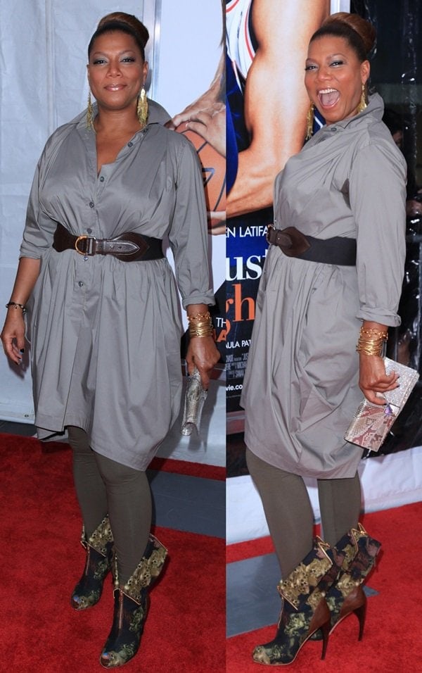Queen Latifah at the premiere of 'Just Wright' held at the Ziegfeld Theater in New York City on May 4, 2010