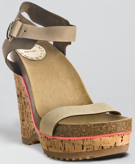 Stella McCartney Cork Wedges