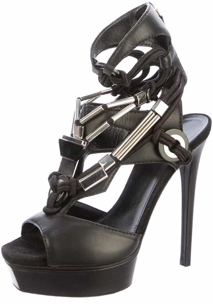 Gucci Sigrid High Heel Platform Sandals