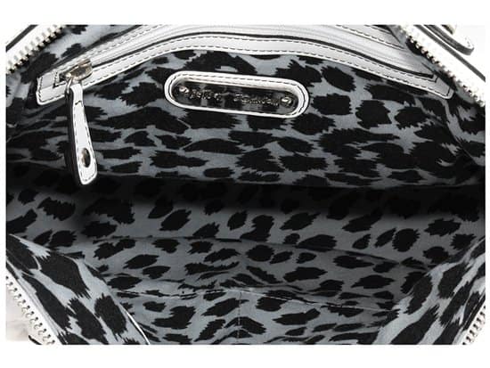 Betsey Johnson bag's funky patterned lining