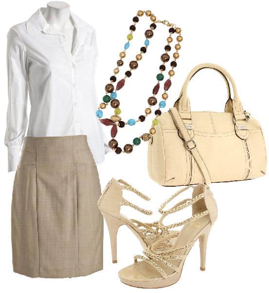 Pencil skirt outfit inspired by Ivanka Trump